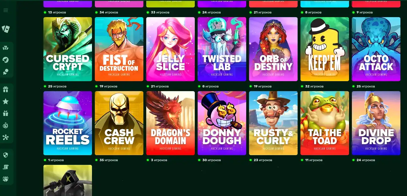 Мобильная версия казино Горилла на экране смартфона